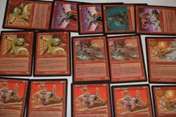 MTG 15x Mercadian masques shock troops playset red magic card lot MP - Image 1
