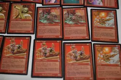 MTG 15x Mercadian masques shock troops playset red magic card lot MP - Image 3