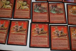 MTG 15x Mercadian masques shock troops playset red magic card lot MP - Image 4
