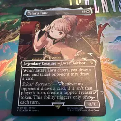 Magic: The Gathering Tataru Taru Chocobo Track Foil Final Fantasy Chocobo Promo - Image 1