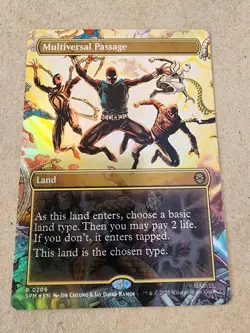 Multiversal Passage - #206 Foil (Borderless) Marvel's Spider-Man - Mtg - Image 1