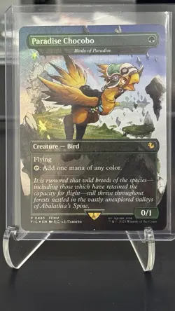 Magic MTG Paradise Chocobo - Birds of Paradise (Borderless) 0483 - Image 1