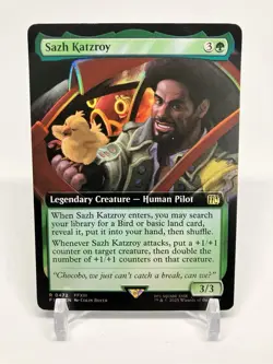 Sazh Katzroy (Extended Art) Final Fantasy Foil - Image 1