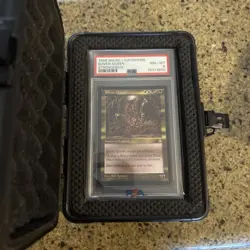 PSA 8 1998 MAGIC THE GATHERING SILVER QUEEN STRONGHOLD MTG PROTECTIVE CASE INCLU - Image 1