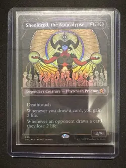Sheoldred, the Apocalypse (Showcase) Dominaria United foil showcase - Image 1