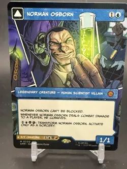 Norman Osborn - Green Goblin MTG Spider-Man Borderless M0220 NONFOIL Mythic - Image 1