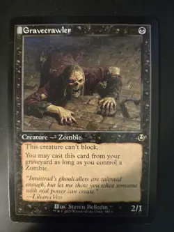 Gravecrawler NM RETRO FRAME Innistrad: Remastered MTG FREE SHIPPING - Image 1