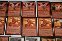 MTG 15x ONSLAUGHT avarax playset red white magic card lot MP - Image 4