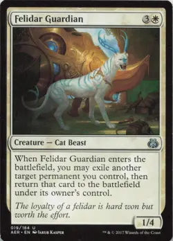 Felidar Guardian U Aether Revolt 19 - LP MTG - Image 1