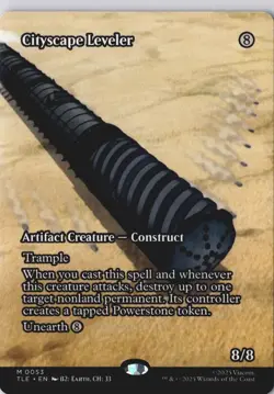 Cityscape Leveler Borderless Avatar: The Last Airbender MTG Magic TLE M 0053 NM - Image 2