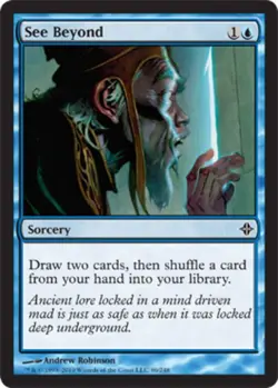 MTG See Beyond - Foil, Rise of the Eldrazi, Moderately Played, English - Image 1