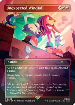 Unexpected Windfall (2092) - Rainbow Foil - Secret Lair Drop Series - Near Mint - Image 1