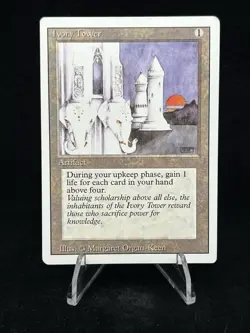 IVORY TOWER Revised Edition 1994 Magic The Gathering (MTG) TCG CCG 🔥Rare🔥 - Image 1