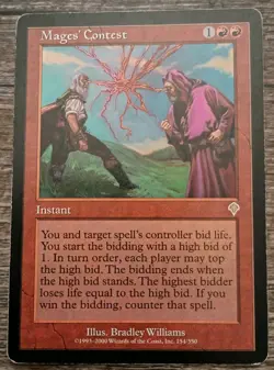 Mages' Contest Invasion Regular Card In Excellent Condition Magic MTG - Image 1