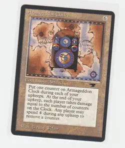 Magic the Gathering ~ MTG ~ 1x Armageddon Clock ~ M/NM ~ Antiquities - Image 1