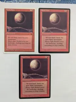 3 Blood Moon MTG Exc Free shipping with tracking - Image 1