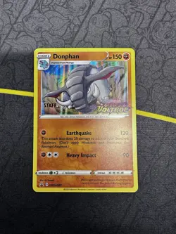 Staff Donphan SWSH067 - Light Play Vivid Voltage Prerelease Promo Pokemon - Image 1