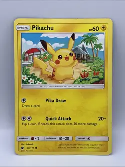 Pokemon Pikachu TCG Crimson Invasion Card 30/111 Regular Common - Image 1