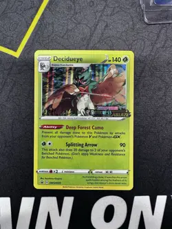 Decidueye SWSH035 STAFF Prerelease 2020 Pokemon Darkness Ablaze Holo Rare NM - Image 1