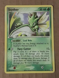 Pokemon Scyther 29/112 Fire Red Leaf Green Rare NM See Pictures - Image 1