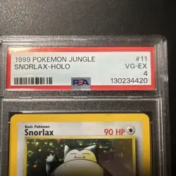 Pokemon TCG Snorlax 1999 Jungle Vg - EX For Psa 4 - Image 2