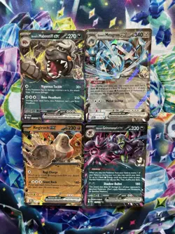 Pokemon TCG Destined Rivals EX X4 Cards Bundle Near Mint - Image 1