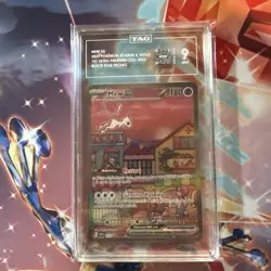 2023 POKEMON SVP EN-SV BLACK STAR PROMO 151 ULTRA-PREM COLL #053 MEW EX TAG 9 - Image 2