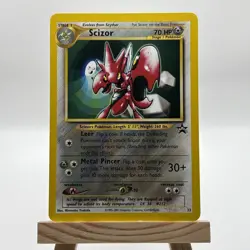 Scizor 33/53 Black Star Promo - Pokemon TCG Wizards Promo - Moderately Played - Image 1