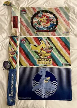 Pokemon World Championships 2023 Yokohama Japan Pikachu Playmat - Image 1