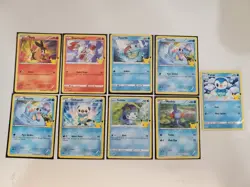 Pokemon 2021 McDonalds NONHOLO 25th Anniversary Collection Lot - Image 1