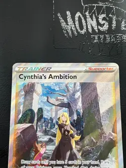 POKEMON TRAINER CYNTHIA'S AMBITION GG60/GG70 ULTRA RARE CROWN ZENITH GALARIAN GA - Image 3