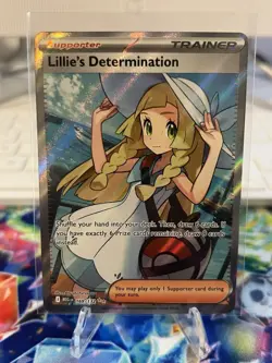 Pokemon TCG Mega Evolution Lillie’s Determination Full Art Trainer Card 169/132 - Image 1