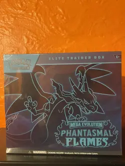 Pokemon Mega Evolution Phantasmal Flames Elite Trainer Box ETB Sealed - Image 1