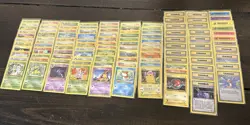 Pokemon Complete Non Holo Base Set 2 Set 21-130 Cards Mostly LP - Image 1