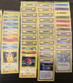 Pokemon Complete Non Holo Base Set 2 Set 21-130 Cards Mostly LP - Image 4