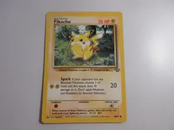 Pikachu Jungle Pokemon Card LP - Image 1