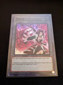 Token: Akiza & Black Rose Dragon TKN5-EN008 The Infinite Forbidden Unlimited - Image 1