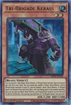 Yugioh - Tri-Brigade Kerass (Ultra Rare) (1st Edition) - MP21-EN170 P - Image 1