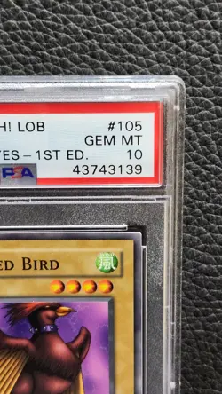 2002 YU-GI-Oh LOB-105 Skull Red Bird Legend of Blue Eyes 1st Edition PSA Mint 10 - Image 5