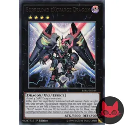 Yugioh Borreload eXcharge Dragon RIRA-EN039 Ultra Rare 1st Edition NM - Image 1