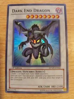 Dark End Dragon - RYMP-EN066 - Very Lightly Played VLP - Super Rare - 1st Ed - Image 1