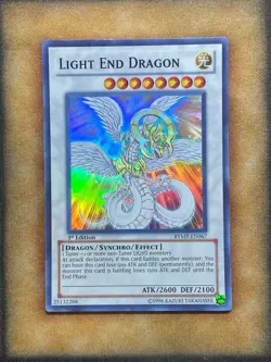 Yugioh Light End Dragon RYMP-EN067 Super Rare 1st Ed LP - Image 1