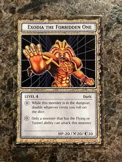 Yugioh! Dungeon Dice Monsters DDM Exodia The Forbidden B2-01 - Image 2