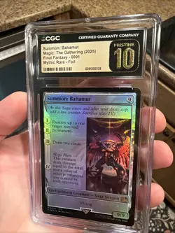 MTG Summon: Bahamut (0001) Foil Final Fantasy Mythic CGC Pristine 10 Pop 2 🔥 - Image 1
