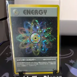 RAINBOW ENERGY - Team Rocket - Holo Rare - Japanese Pokemon Card NM - Image 1