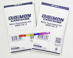 DIGIMON CARD GAME 2 X STORE TOURNAMENT KIT 2025 VOL 3-4 ENGLISH SEALED - Image 2