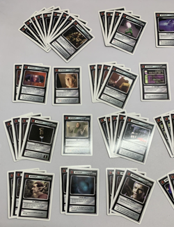 x84 Star Trek Next Generation CCG Interrupt Cards 1994 White Boarder Bundle Job - Image 2