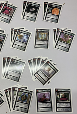 x84 Star Trek Next Generation CCG Interrupt Cards 1994 White Boarder Bundle Job - Image 4