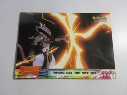 Trying out the New Toy Mewtwo Strikes Back Topps Pokemon Card LP - Image 1
