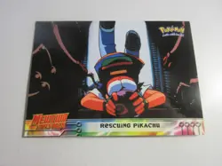 Rescuing Pikachu Mewtwo Strikes Back Topps Pokemon Card LP - Image 1